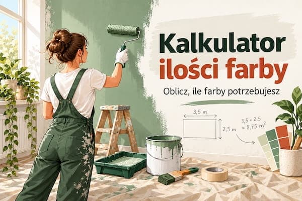Kalkulator malowania ścian