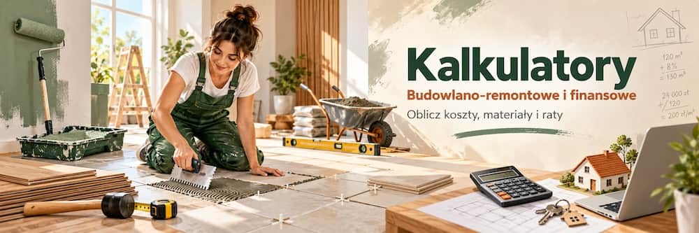 Kalkulatory budowlano-remontowe i finansowe